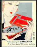 9 du maurier cigarette art deco advert 1930s Advert A4 Photo Print