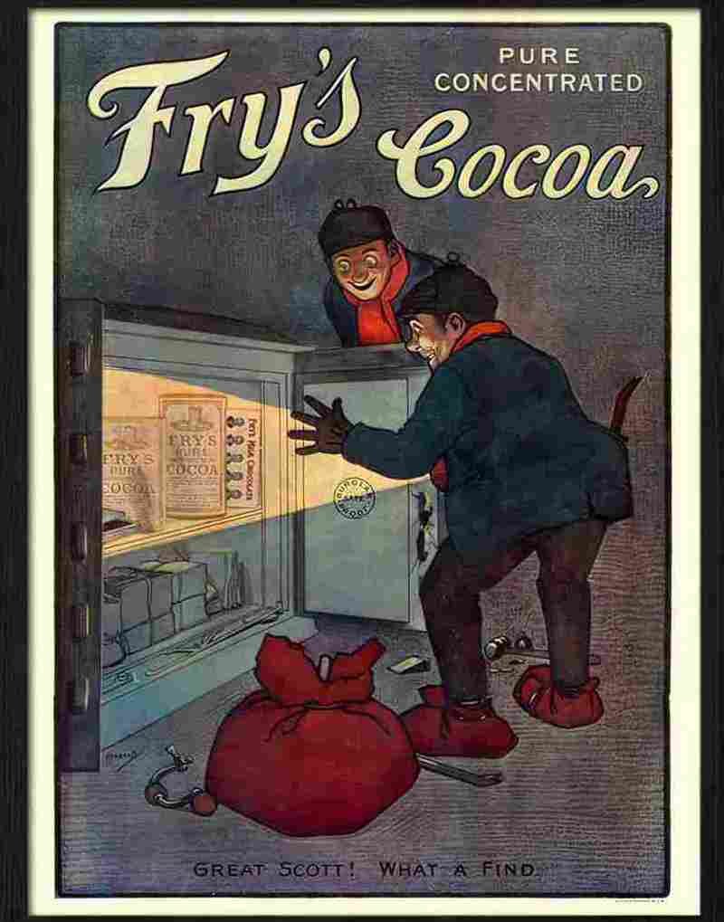 9 frys cocoa burglars Advert A4 Photo Print
