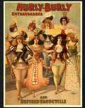 9 hurly burly vaudeville Advert A4 Photo Print