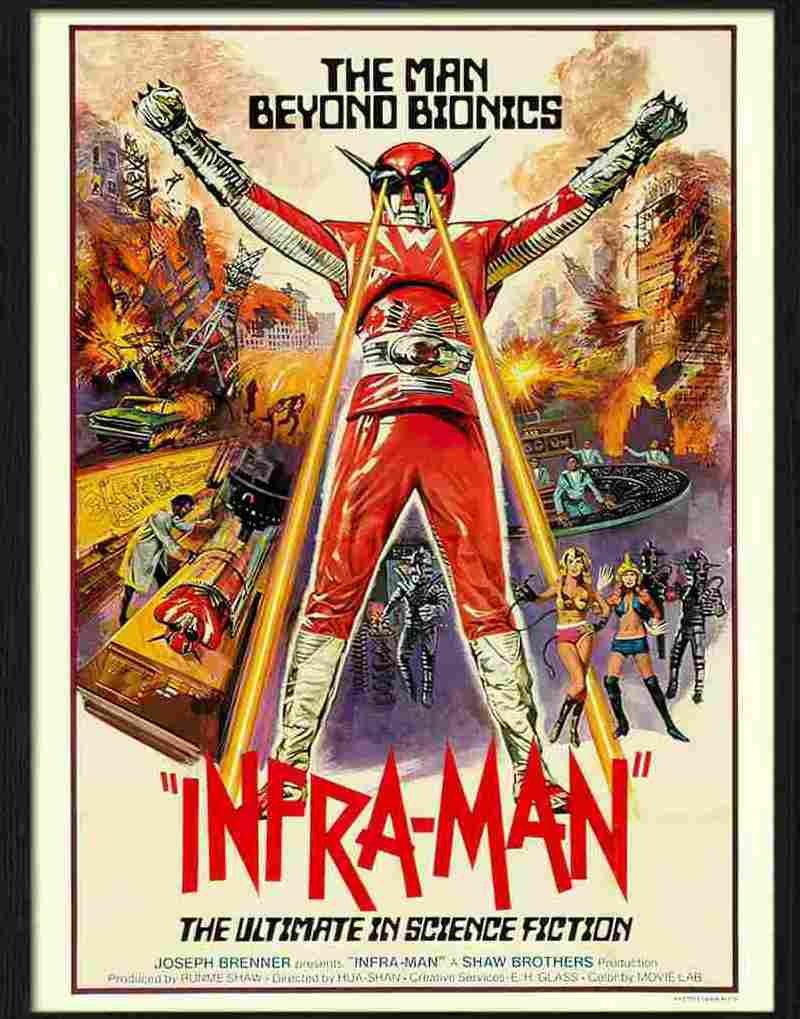 9 infra man movie poster Advert A4 Photo Print
