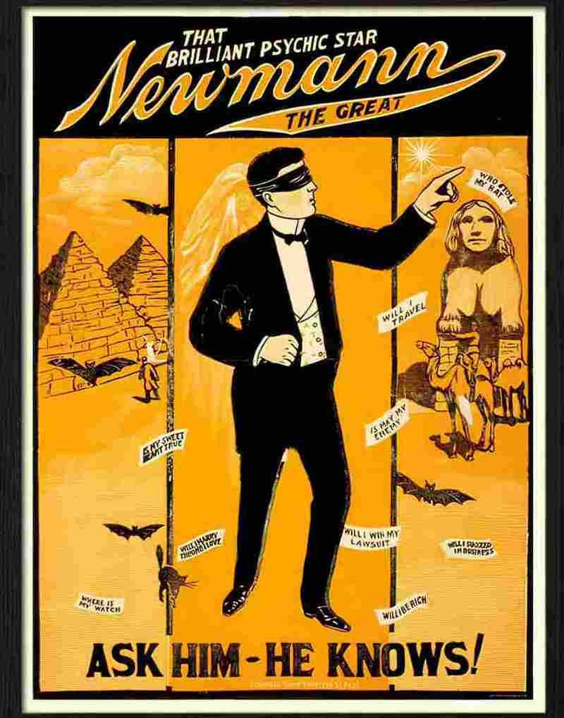 9 newman the great egypt Advert A4 Photo Print