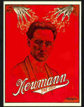 9 newman the great lightning hands Advert A4 Photo Print