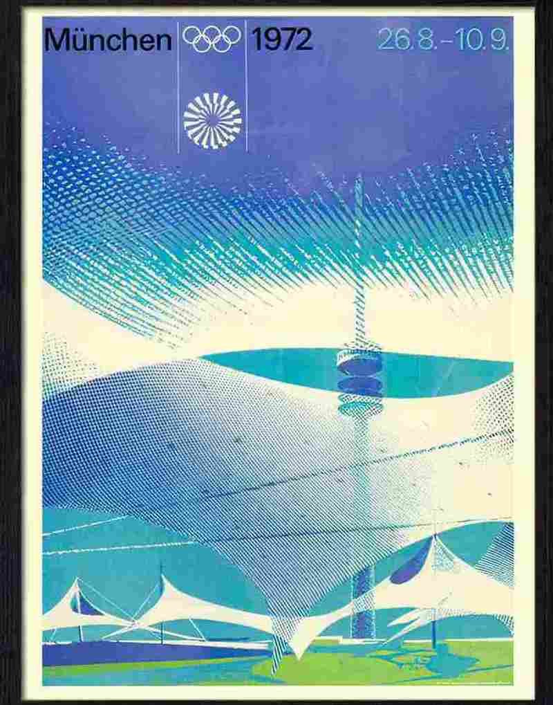 9 olympic games munchen munich 1972 Advert A4 Photo Print