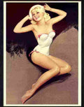 9 pin up calendar girl 1950s Advert A4 Photo Print