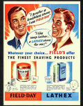 9 shaving mens cosmetics advert 1950s Advert A4 Photo Print
