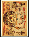 9 signorita galetti performing monkeys Advert A4 Photo Print