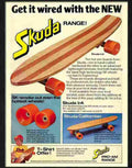 9 skuda skateboard advert 1970s Advert A4 Photo Print