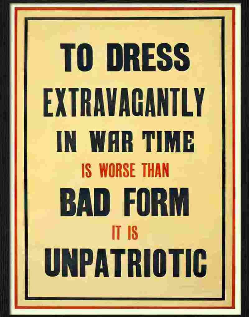 9 to dress extravagantly 2 Advert A4 Photo Print