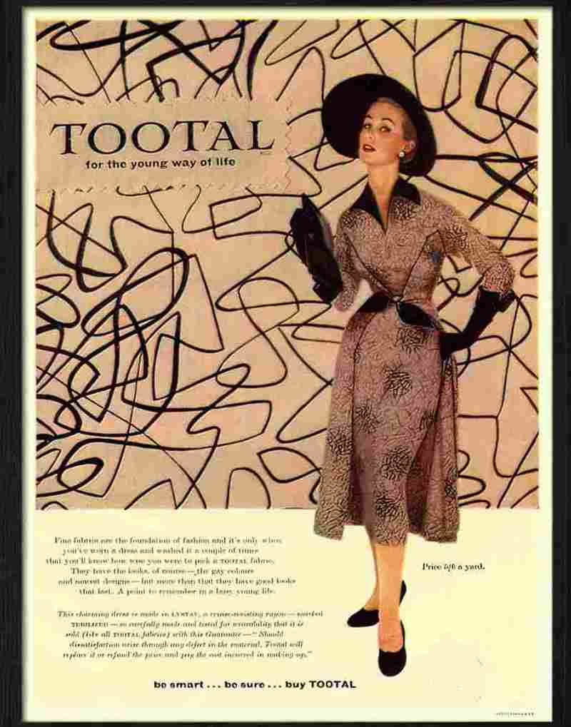 9 tootal fashion fabric 2 Advert A4 Photo Print