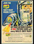 9 walls ice cream astronaut 1960s Advert A4 Photo Print