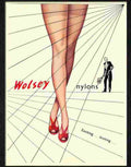 9 wolsey nylons stockings advert 1950s Advert A4 Photo Print