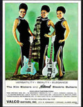 90 the kim sisters and national guitars Advert A4 Photo Print