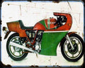 900 Mhr 79 2 A4 Photo Print Motorbike Vintage Aged