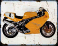 900Sl 94 3 A4 Photo Print Motorbike Vintage Aged