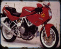900Ss 91 1 A4 Photo Print Motorbike Vintage Aged