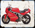 900Ss 92 1 A4 Photo Print Motorbike Vintage Aged (2)
