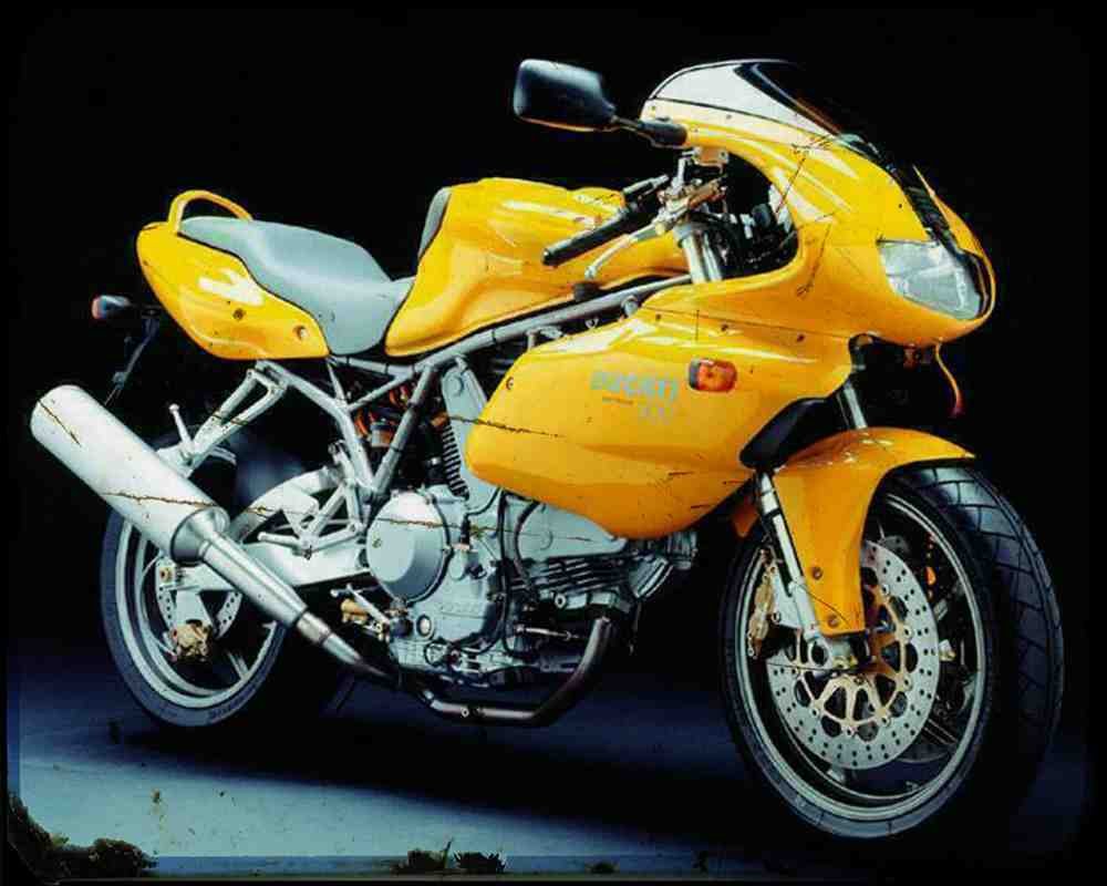 900Ssie 00 2 A4 Photo Print Motorbike Vintage Aged