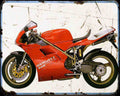 916Sps 1 A4 Photo Print Motorbike Vintage Aged