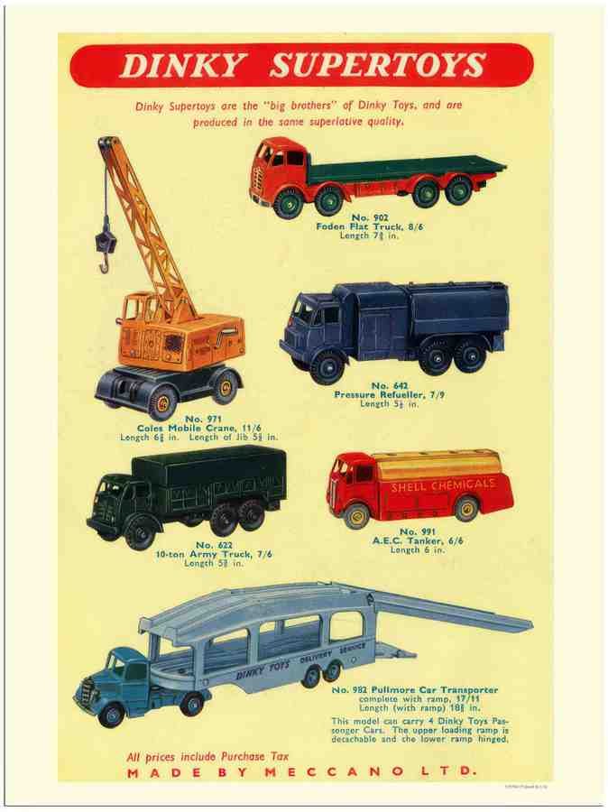 962 dinky toys 2 Vintage Advert A4 Photo Print