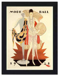 979 mode ball jules engelhard art deco poster 1928 2 Vintage Advert A4 Photo Print