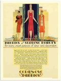 97H celanese fabrics 1928 2 Vintage Advert A4 Photo Print
