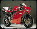 996Sps 99 A4 Photo Print Motorbike Vintage Aged