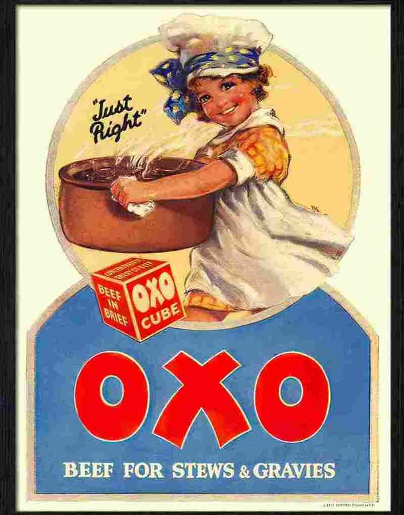 9H oxo for stews and gravies 1933 Advert A4 Photo Print