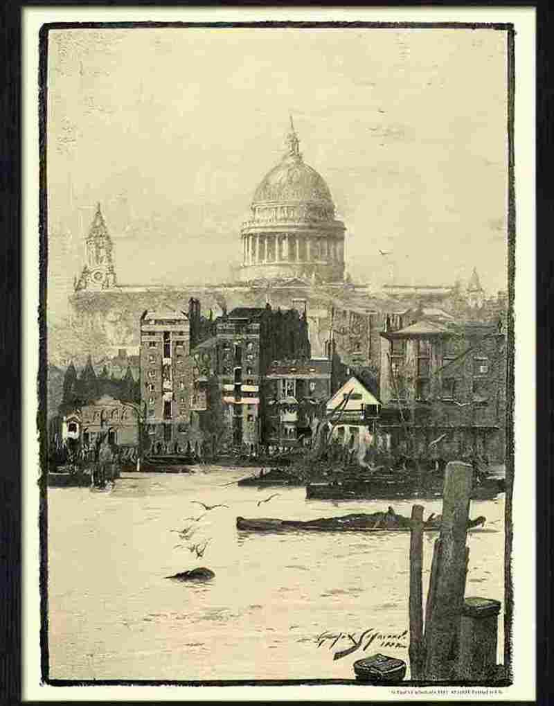 9K st pauls london Advert A4 Photo Print