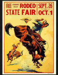 9K state fair rodeo Advert A4 Photo Print