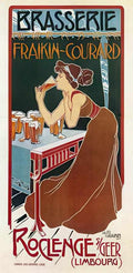 9L Brasserie Fraiki Vintage Advert A4 Photo Print