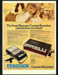 9X ferguson cassette recorder Advert A4 Photo Print