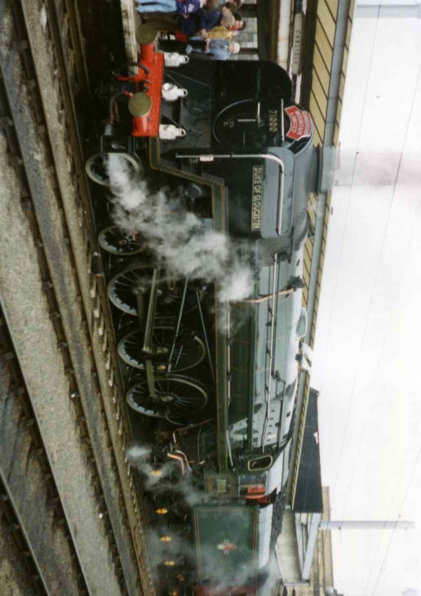 A BR Steam Train 71000 duke of Gloucester Carlisle 1994 A4 Photo Print