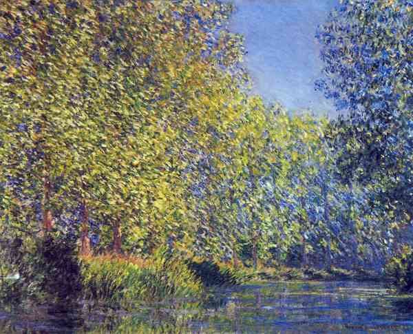 A Bend in the Epte Giverny by Monet A4 Photo Print