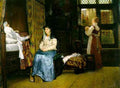 A Birth Chamber Lawrence Alma Tadema A4 Photo Print