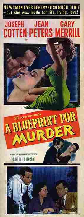 A Blueprint for Murder 01 film star poster A4 Photo Print