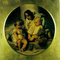 A Child Learning to Read 1848 A4 Photo Print