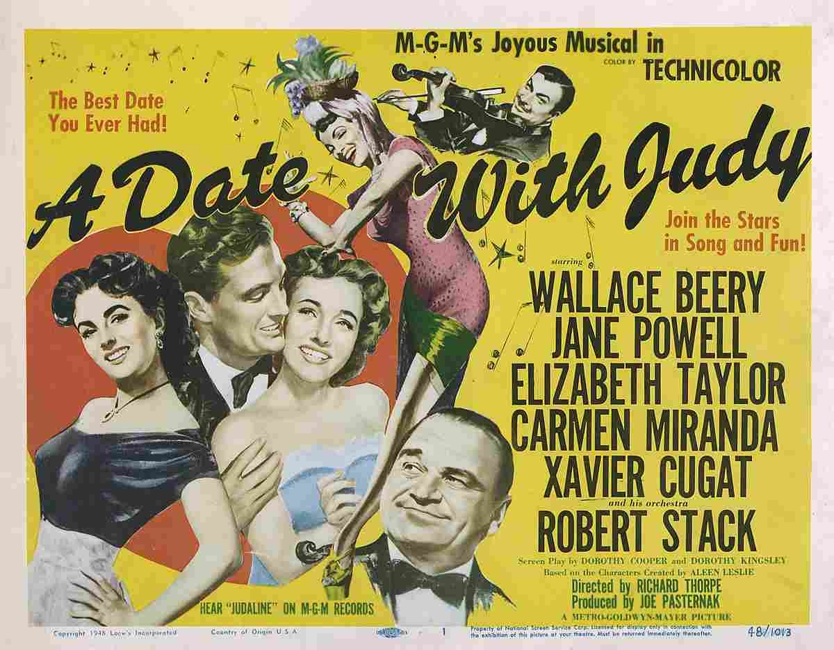 A Date With Judy 02 film star poster A4 Photo Print