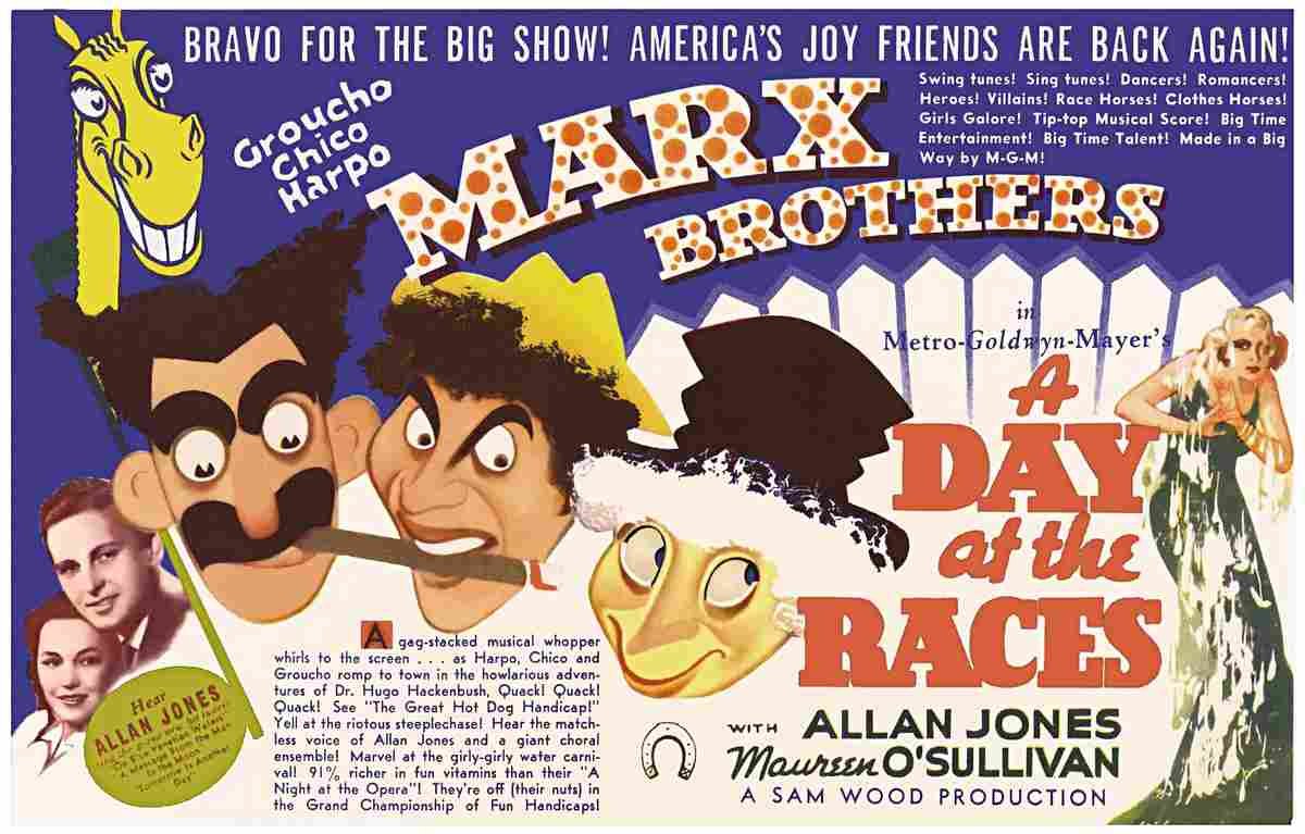 A Day at the Races 04 film star poster A4 Photo Print