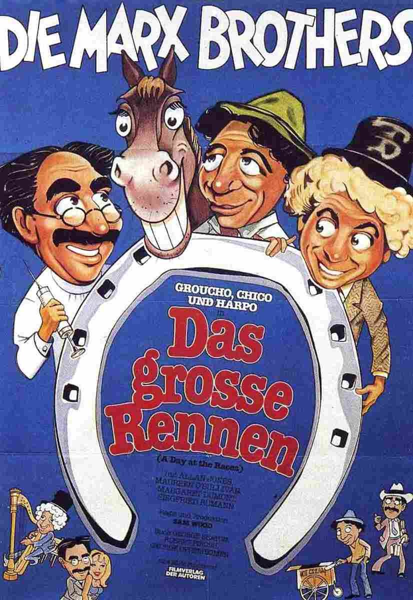 A Day at the Races 05 film star poster A4 Photo Print