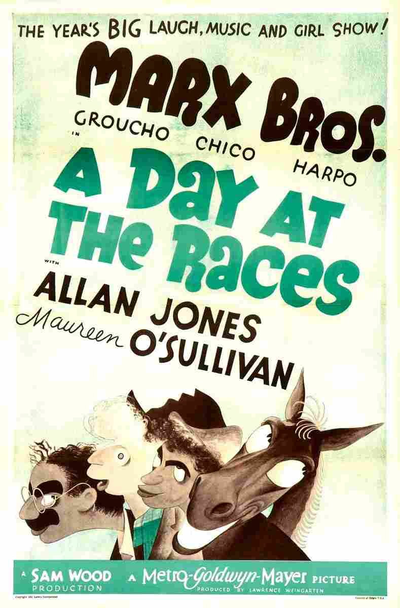 A Day at the Races 08 film star poster A4 Photo Print