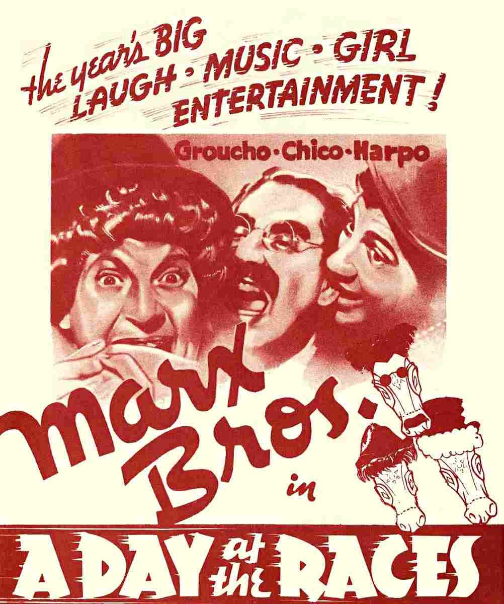 A Day at the Races 09 film star poster A4 Photo Print