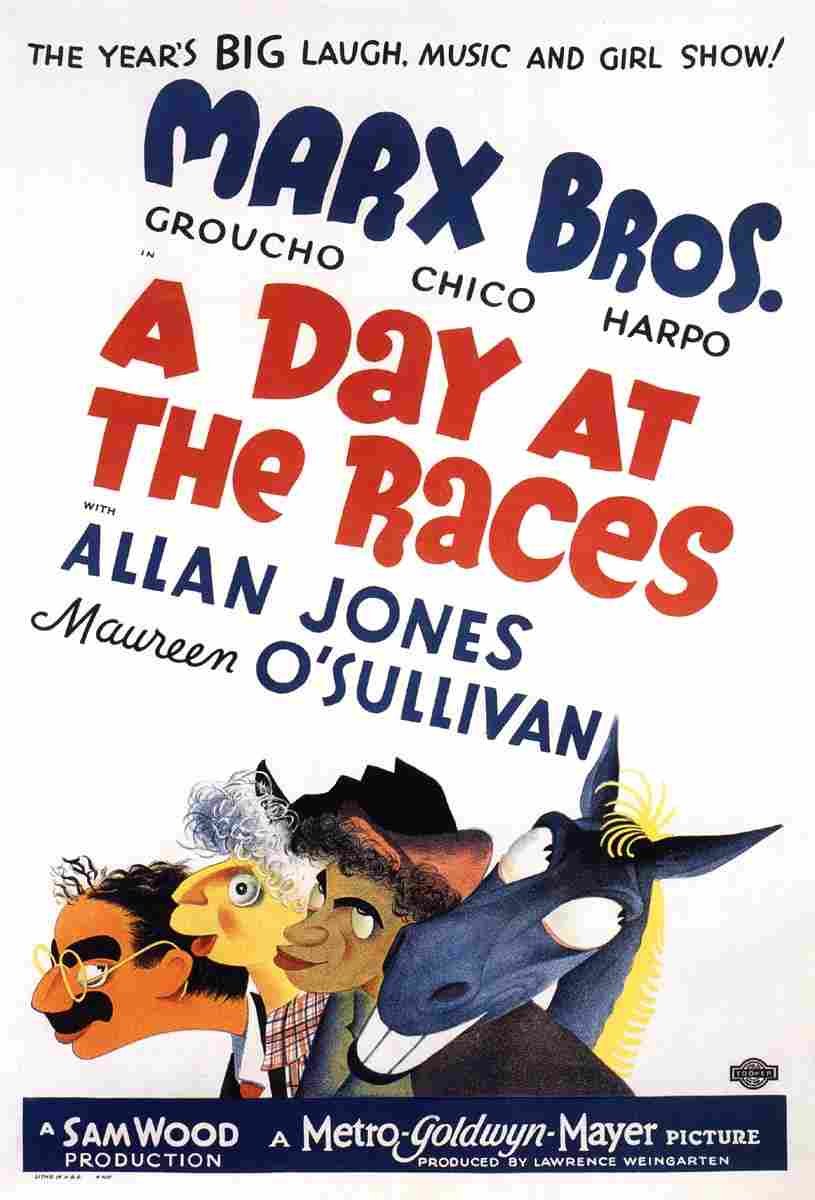 A Day at the Races 12 film star poster A4 Photo Print