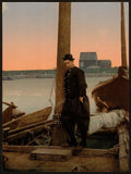 A Dutch fisherman Marken Island Vintage A4 Photo Print