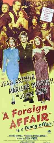  A Foreign Affair 02 film star poster A4 Photo Print