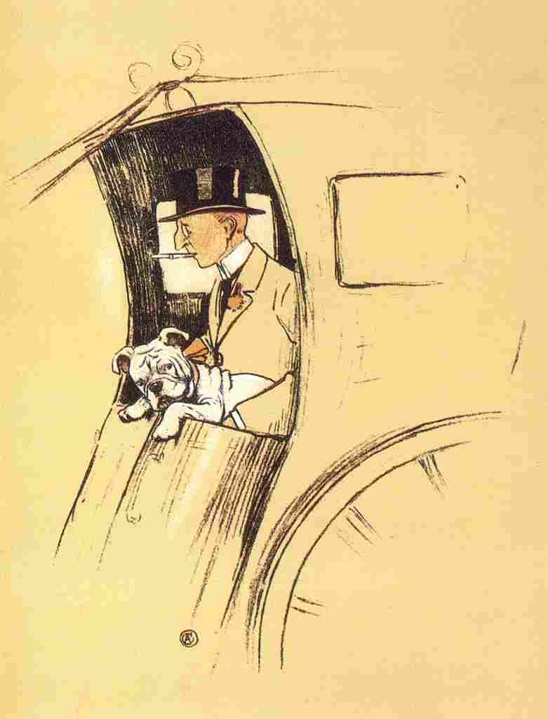 A Gay Dog 1905 2 A4 Photo Print
