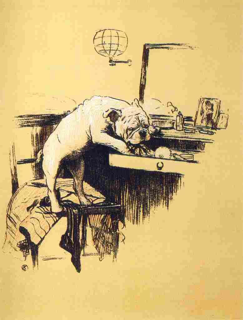 A Gay Dog 1905 4 A4 Photo Print