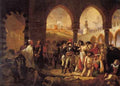 A J Gros Bonaparte Visiting The Pesthouse In Jaffa A4 Photo Print