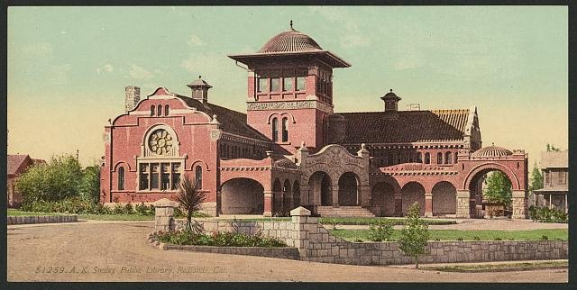 A K Smiley Public Library Redlands Cal Vintage A4 Photo Print