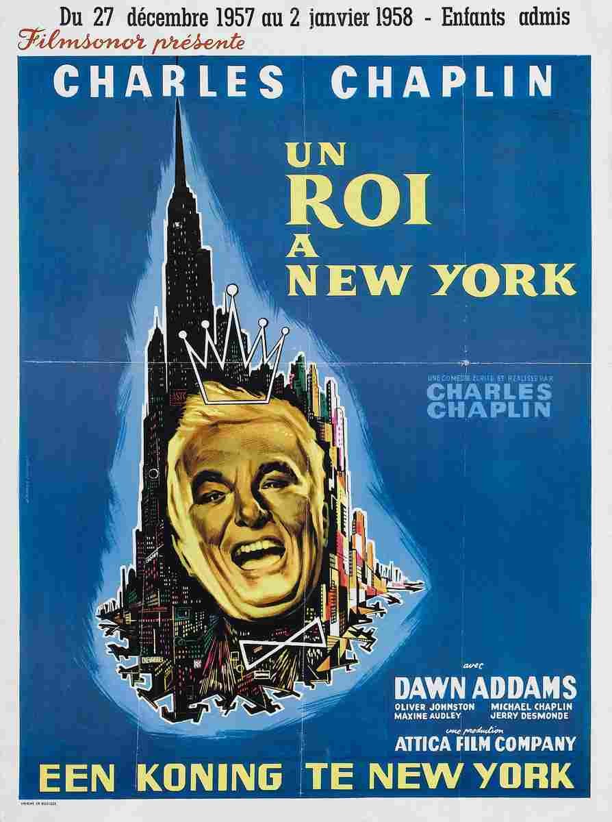 A King in New York 01 film star poster A4 Photo Print