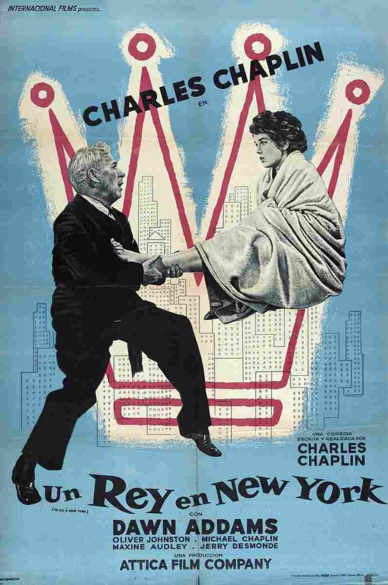 A King in New York 02 film star poster A4 Photo Print
